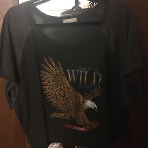 NWOT billabong eagle graphic tee